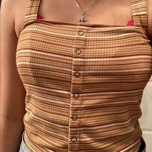 cute yellow and orange tank top